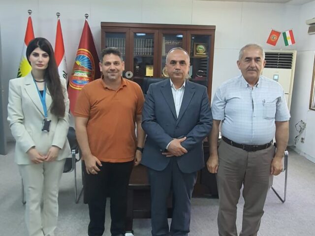 سەردان کردنی شاندێکی ڕێکخراوی یونسێف بۆ ڕاگرایەتی کۆلێژی ئەندازیاری