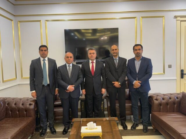 سەردانی کردنی شاندێک لە نووسینگەی ڕاوێژکاری ئەندازیاری بۆ بەڕێوەبەرایەتی گشتی وەبەرھێنانی هەولێر
