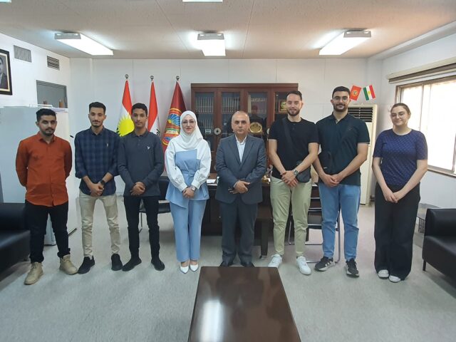 سەردانی کردنی قوتابیانی وڵاتی یەمەن و فلسطين بۆ کۆلێژی ئەندازیاری