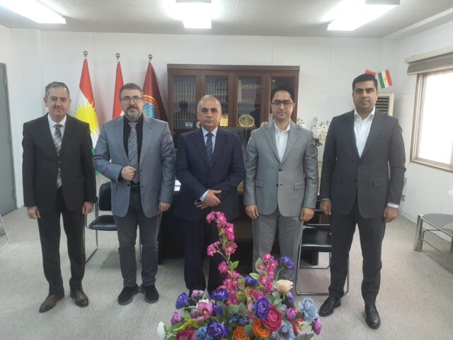 کۆبوونەوەی بەڕێز ڕاگری کۆلێژ لەگەڵ بەڕێوەبەری کۆمپانیای ماپکۆم