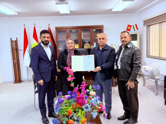 ئاڵوگۆری لە پۆستی بەرپرسی هۆبەی ژمێریاری کۆلێژ کرا