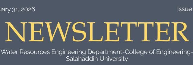 An activity based newsletter produced by the Department of Water Resources Engineering