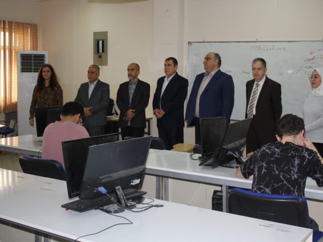 سەردانی ڕاگری کۆلێژی ئەندازیاری بۆ هۆڵەکانی تاقیکردنەوەی گشت بەشەکان