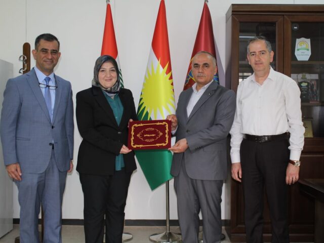 پیرۆزبایی لە ڕاگرایەتی کۆلێژی ئەندازیاری بۆ  بەڕێز (د. فێنک دلاوەر عزیز)