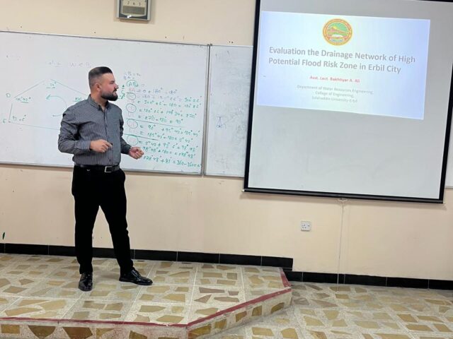 Evaluation the Drainage Network of High Potential Flood Risk Zone in Erbil City